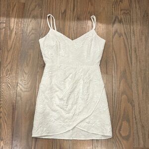 White Floral Lace Dress